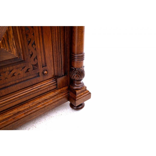 Antique Chest of Drawers in Oak, 1880 For Sale - Image 11 of 12