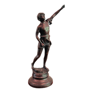 19th Century Italian Bronze Statue of David