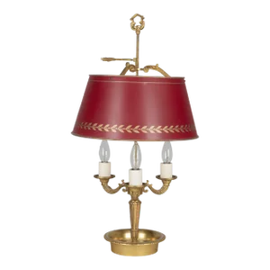 French Empire Style Bouillotte Table Lamp