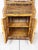 Wood Vintage Woven Wicker Etagere Cabinet Hutch For Sale - Image 7 of 12