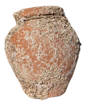 19th Century Antique Terracotta Octopus Trap Undersea Pot