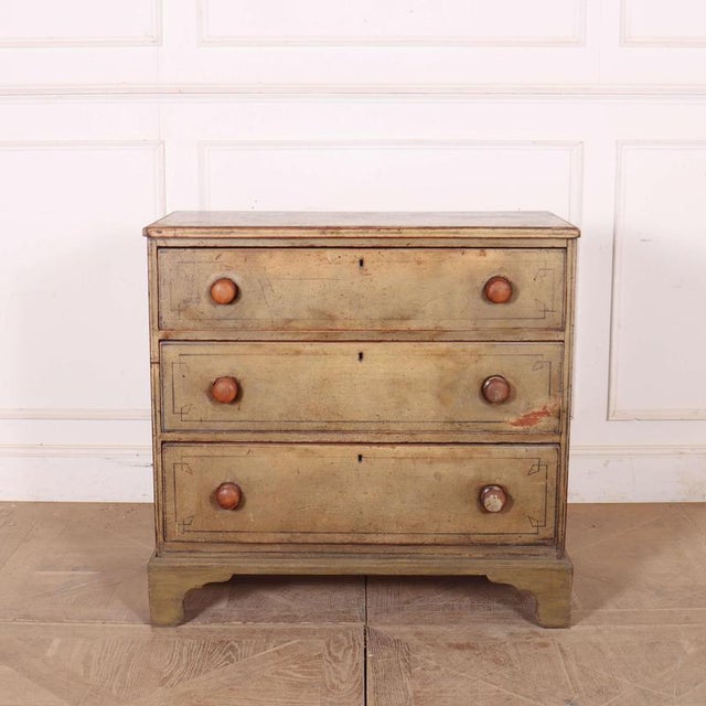 English Painted Chest of Drawers For Sale - Image 11 of 11