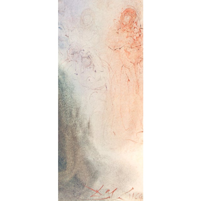 Salvador Dalí 1968 Salvador Dalí Biblia Sacra Lithograph "Beati Pauperes... Beati Mites ... Beati", (Beatitudes) For Sale - Image 4 of 11