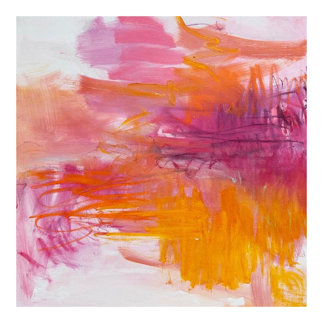 "Sunset" by Trixie Pitts Abstract Expressionist Oil Painting For Sale