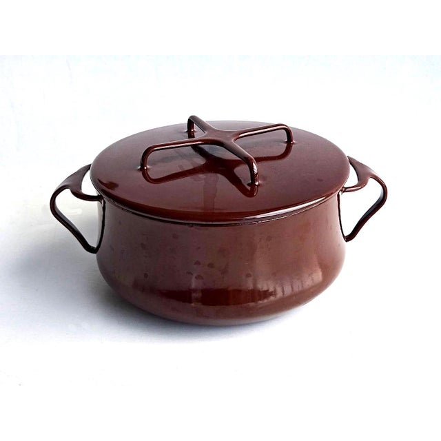 Offered is a medium 2 Quart casserole pot with a lid that doubles as a trivet from the Dansk Kobenstyle collection that...