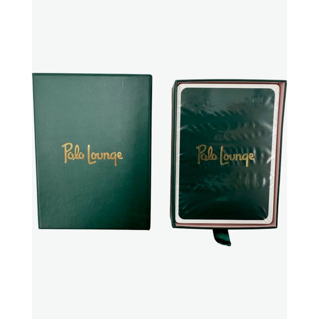 Beverly Hills Hotel Polo Lounge Playing Cards For Sale - Image 12 of 12