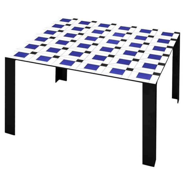Metal Festa Mobile Coco Table in Powder-Coated Aluminum by Altreforme For Sale - Image 7 of 7