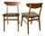Vintage Danish Model 210 Chairs in Velvet from Farstrup Møbler, 1950, Set of 2 For Sale