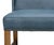 Blue Leather Wingback Dining Chairs, High Back, Sets of 2 For Sale In Raleigh - Image 6 of 11