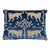Schumacher Woodland Leopard Velvet 16" Pillow in Sapphire For Sale