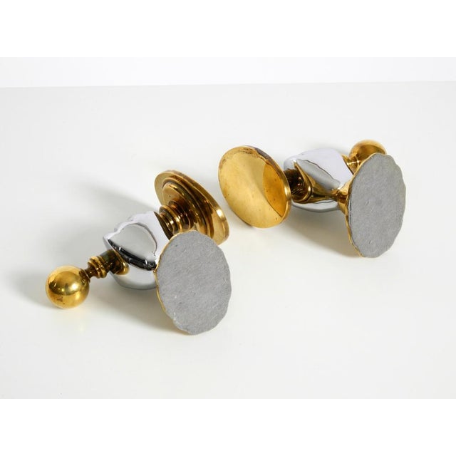 Bookends in Brass from Vereinigte Werkstätten, 1980s, Set of 2 For Sale - Image 13 of 14