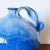 Mid 20th Century Vintage Hand Thrown Studio Pottery Jug in Shades of Blue With Twisted Handle, Signed For Sale - Image 5 of 8