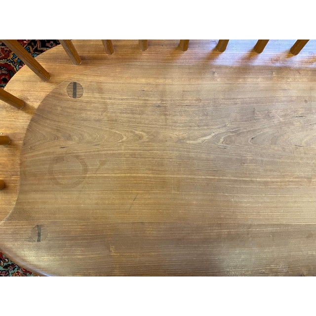 Brown 2000 Thomas Moser Cherrywood Continuous Arm Benches - Set of 2 For Sale - Image 8 of 10