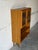 1960s Oak Glass Cabinet With Leaded Doors Danish Mid-Century Modern 1960s For Sale - Image 5 of 10