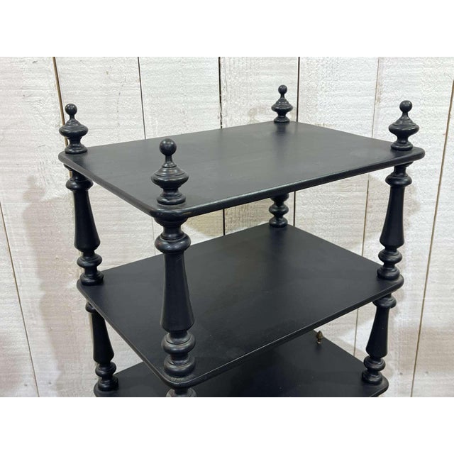 Blackened Wood Music Stand, Late 19th Century For Sale - Image 6 of 8