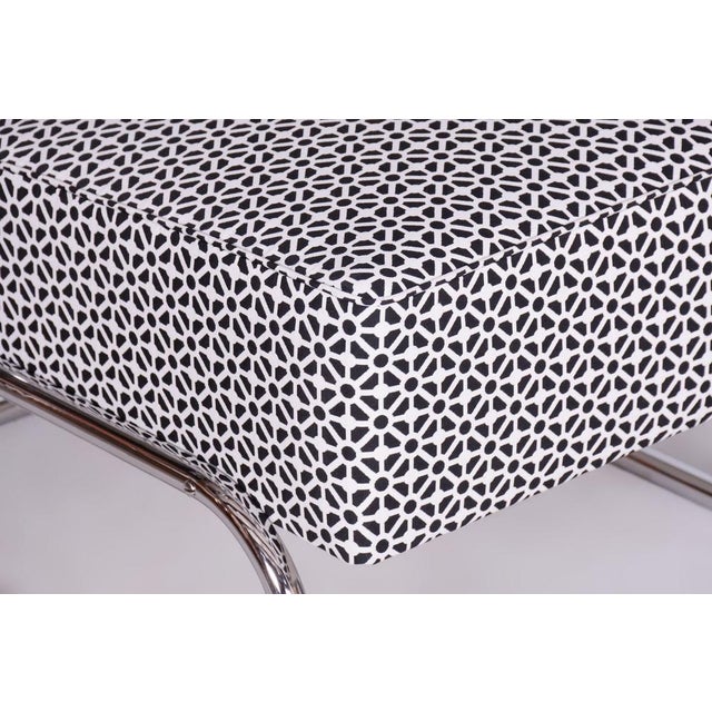 Bauhaus Bauhaus Armchair in Chrome attributed to W. Gispen for Mücke-Melder, Czech, 1930s For Sale - Image 3 of 14