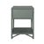 Olympia One-Drawer Nightstand in Evergreen For Sale In West Palm - Image 6 of 9