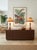 Wood Vintage Neoclassical Faux Marble Painted Wooden Table Lamps With Matching Shades - a Pair For Sale - Image 7 of 12