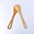 Early 21st Century Olivewood Serving Spoon Set With Bone Inlay Kenya For Sale - Image 10 of 12