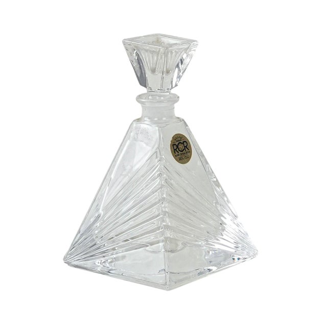 Vintage Italian Glass Carafe from RCR Cristalleria Italiana, 1970s For Sale - Image 8 of 8