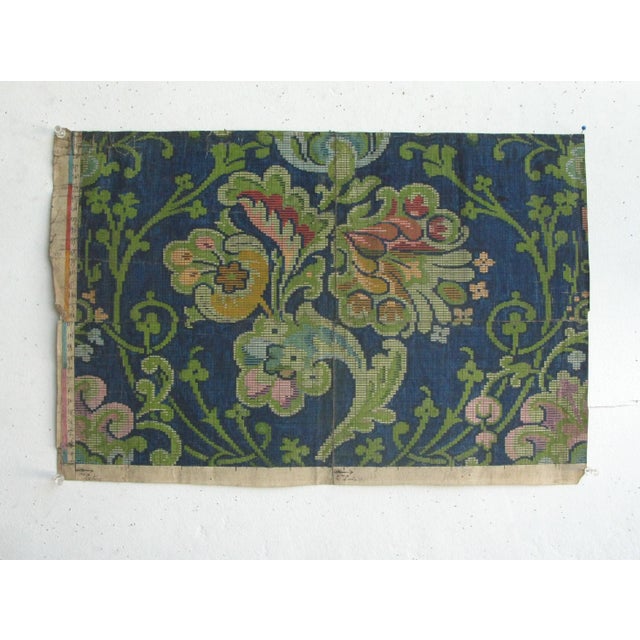 19th c. French original textile design. Gouache on paper. Each design is a one-of-a-kind, hand-painted work. The designs...