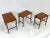 Wood Hans J. Wegner Teak Nesting Tables Set "At-40" for Andreas Tuck, Denmark, 1960s For Sale - Image 7 of 13
