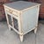 1960s Henredon Swedish Gustavian Brass-Lattice Floating Commode - Newly Painted For Sale In Mobile - Image 6 of 17