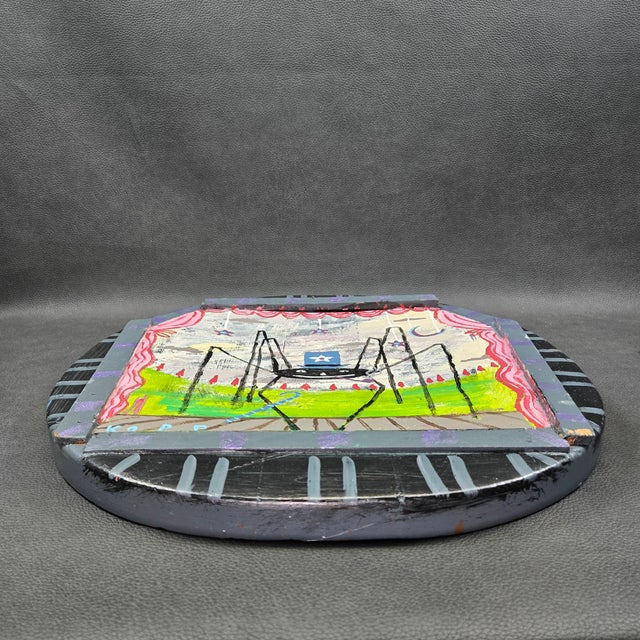 "Vaudeville Dreams", Quirky Folk Art Dancing Spider Painting by Jim Kopp For Sale In Tampa - Image 6 of 10