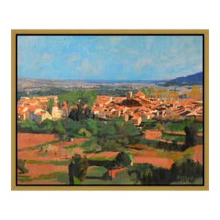 Late 20th Century Awaking The Village, Douglas Ferrin For Sale
