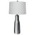 Monumental Design Technics handcrafted Glossy Glazed Table Lamp. Small footprint. Featuring an elongated bottle form with...