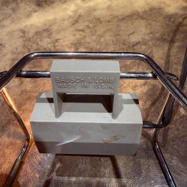 Vintage Bausch & Lomb Illuminated Stand Magnifier Industrial Modern For Sale - Image 12 of 12