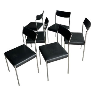 Mid-Century Modern Dining Chairs, 1950s, Set of 6 For Sale