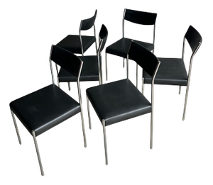 Mid-Century Modern Dining Chairs, 1950s, Set of 6