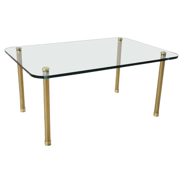 Crystal Coffee Table, 1980s For Sale