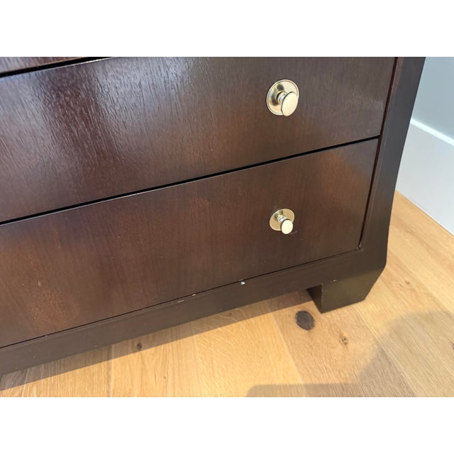 1990s Barbara Barry Tuxedo Nightstands, 2 Pieces For Sale - Image 9 of 13