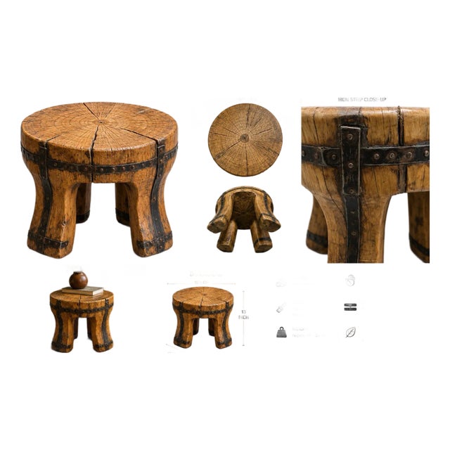 Side Table Stool For Sale