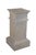 Early 21st Century White Washed Oak Pedestal. Great for use to display a plant or sculpture. Features a square form over...
