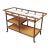 1960s Mid-Century Attributed to ~ John Wisner Tile Top Bar Cart for Ficks Reed For Sale