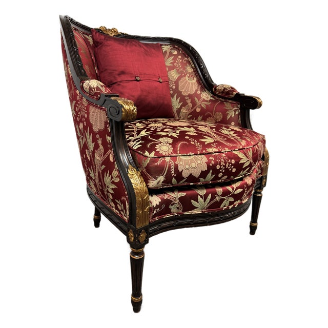 French Empire Bergère Armchair, Circa 1920s For Sale