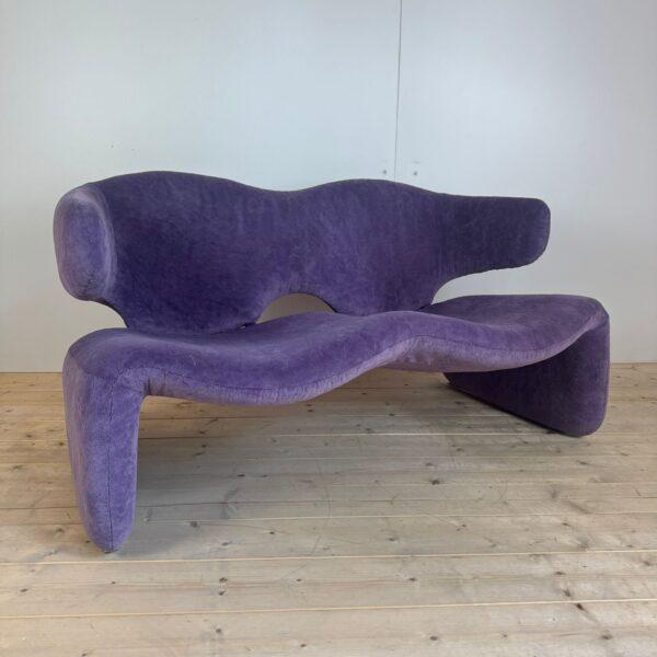 Vintage French Djinn Sofa by Olivier Mourgue for Ariborne International, 1960 For Sale - Image 3 of 5