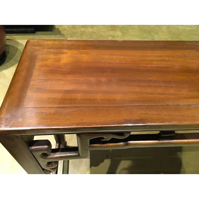 Elmwood Console, China, Late 19th Century For Sale - Image 4 of 8