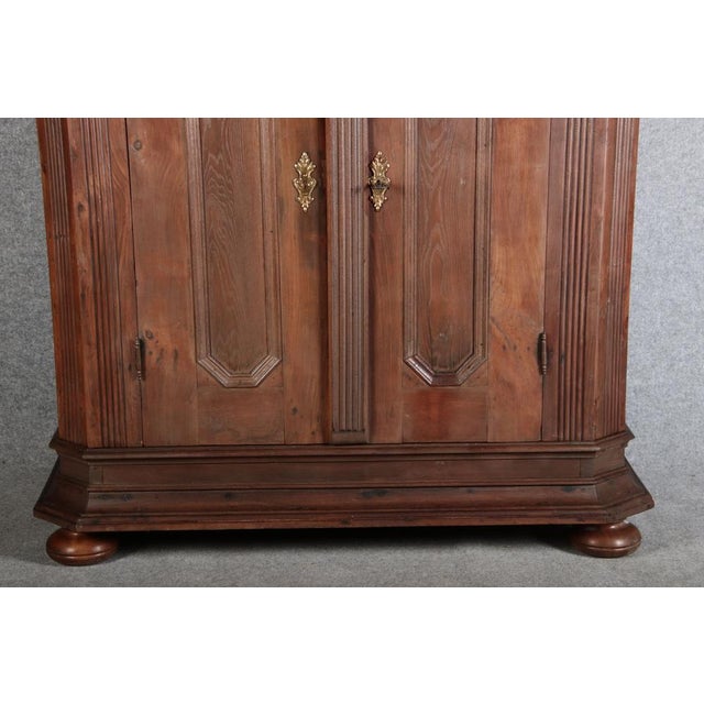 Small Antique Baroque Cabinet in Oak, 1780 For Sale - Image 15 of 18