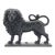 English Victorian Cast Lion Doorstop, C. 1850-1900 For Sale