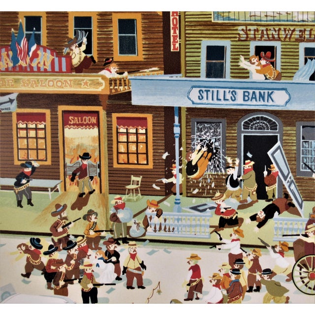 Printmaking Materials Hiro Yamagata, Western Film, 1976 For Sale - Image 7 of 8