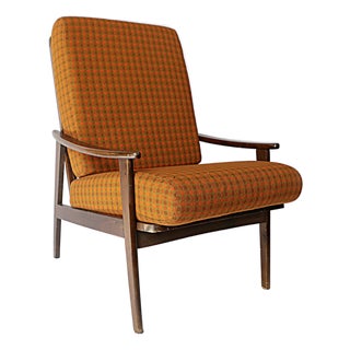 Vintage Scandinavian Teak Armchair, 1970s For Sale