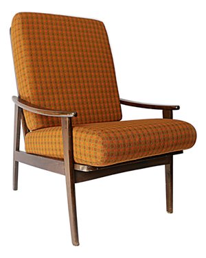 Vintage Scandinavian Teak Armchair, 1970s