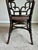 Ornamental & Decorative Materials Vintage Hollywood Regency Faux Bamboo Chippendale Side Chair For Sale - Image 7 of 12
