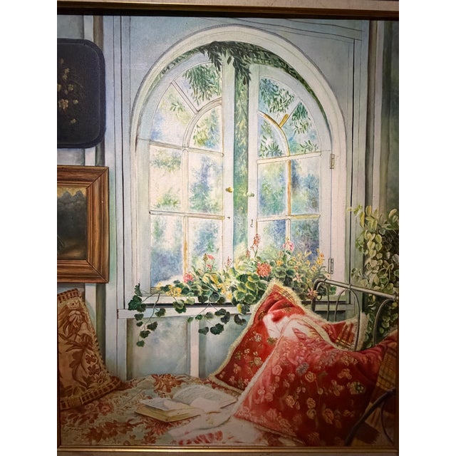 Artist: Peter Ho. Manufacturer: Custom. This painting is a quiet interior scene that invites the viewer to rest and...