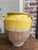 Ceramic Pair Antique Provincial French Yellow Glazed Pottery Confit Pot Urn Vase Vessel For Sale - Image 7 of 13