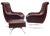 Varam Armchairs with Ottoman, 1950s, Set of 3 For Sale